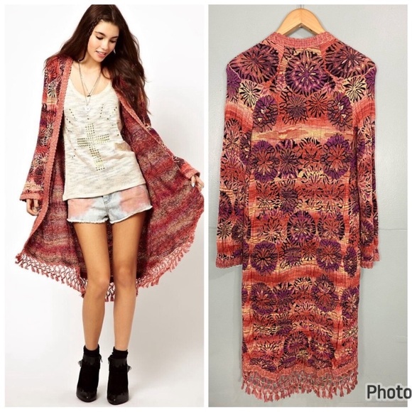Free People Multicolor Knit Cardigan - Picture 4 of 9